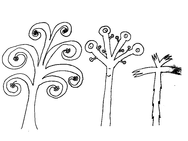 dessiner trois arbres différents (2)